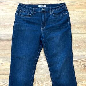 Joe's Jeans 33x32 Dark Wash Bootcut Straight Stretched Denim High Rise EUC